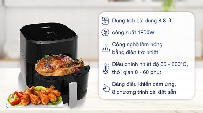 Nồi chiên không dầu Mobell YJ-711AD 8.8 lít