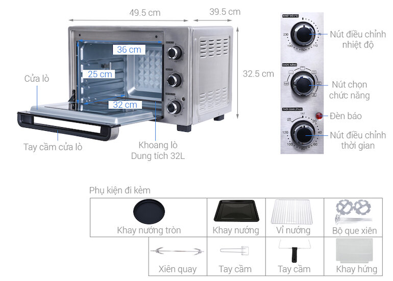 Lò nướng điện Sharp EO-A323RCSV-ST