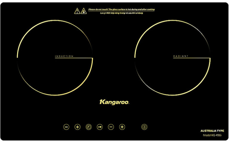 Thiết kế bếp hồng ngoại của Kangaroo đẹp mắt