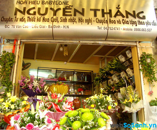 Điểm danh các shop Hoa tươi  Điện hoa uy tín ở Hà Nội  websosanhvn