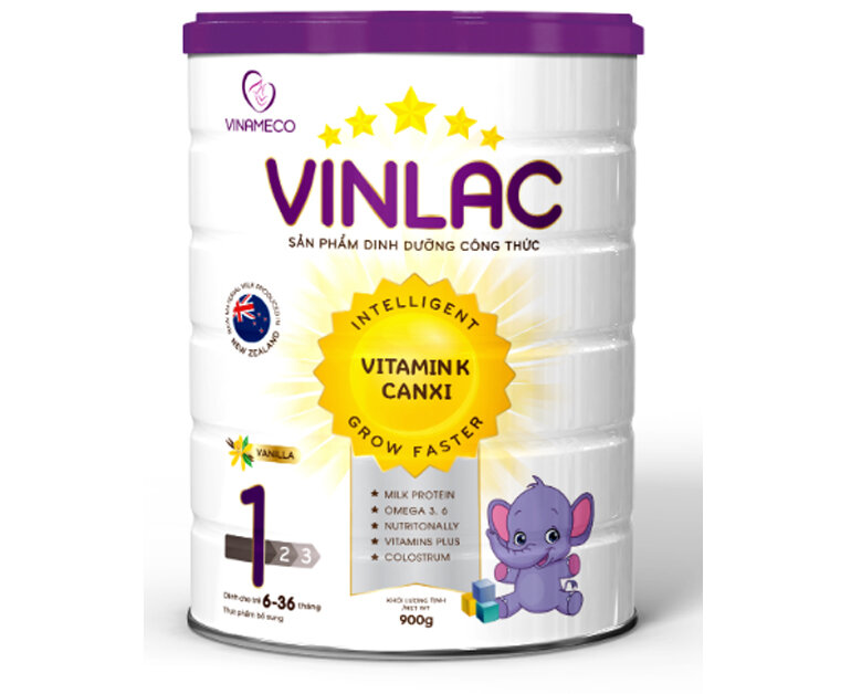 Sữa Vinlac 1 - sản phẩm dinh dưỡng cho bé từ 6 - 36 tháng tuổi