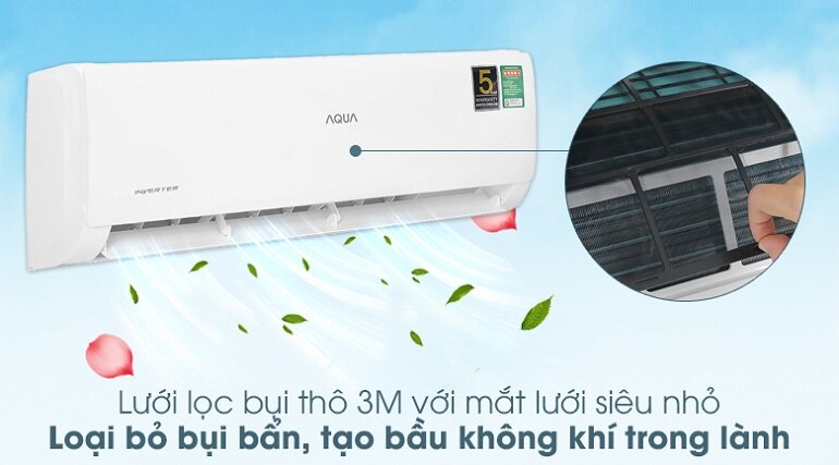 máy lạnh Aqua Inverter 1 HP AQA-KCRV10TK