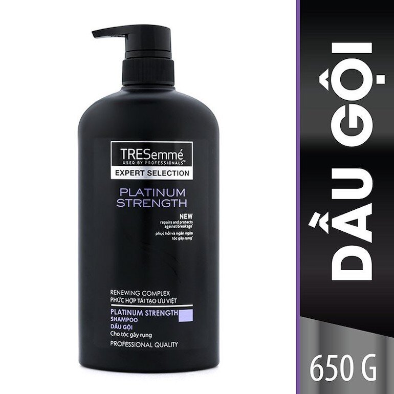 Dầu gội Tresemme Platinum Strength màu đen