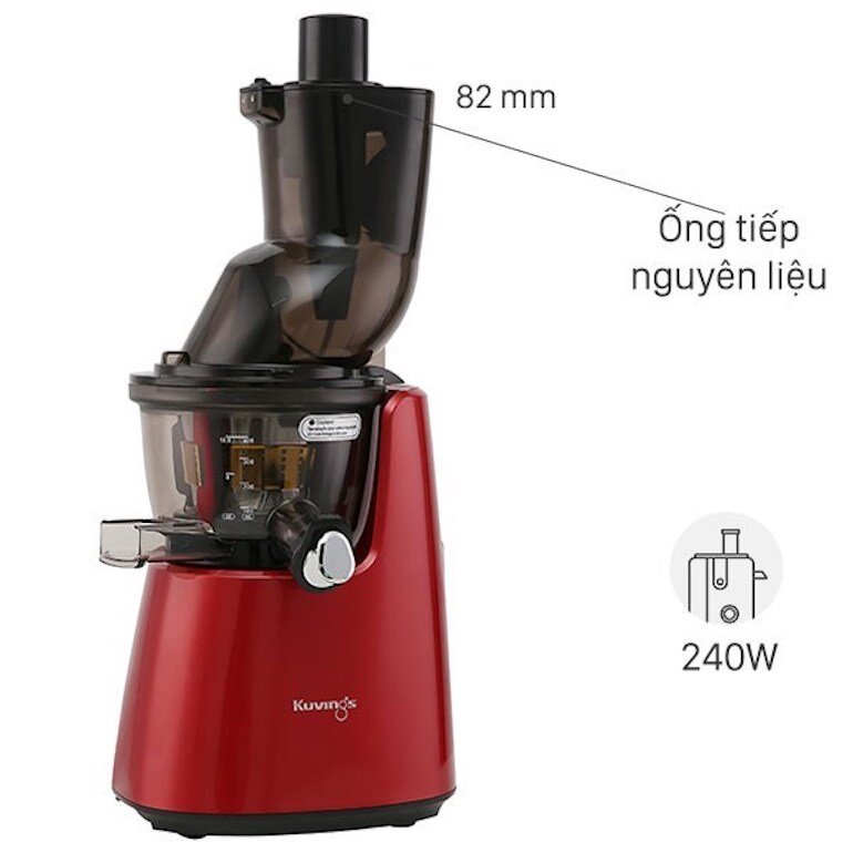 Máy ép chậm Kuvings E7000 được mệnh danh là dòng bếp dành riêng cho cửa hàng cafe