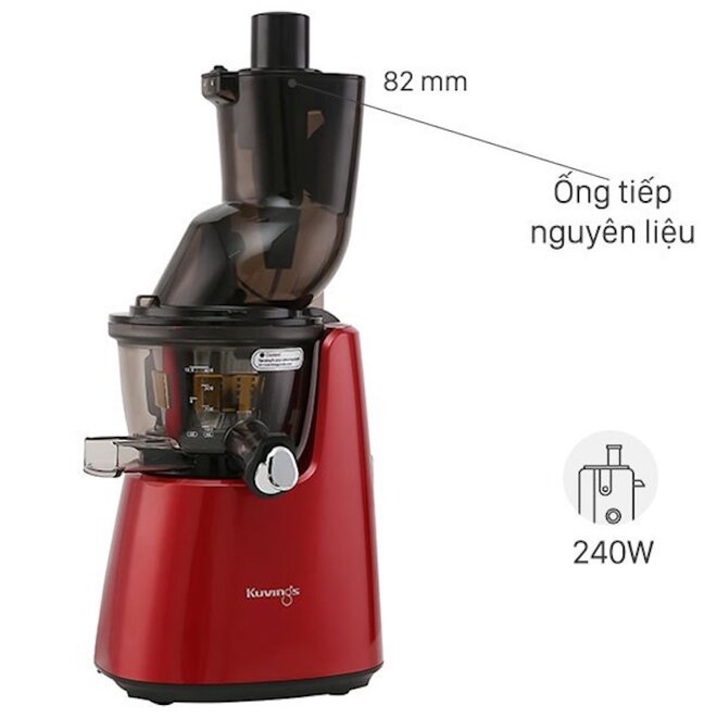 Máy ép chậm Kuvings E7000 được mệnh danh là dòng bếp dành riêng cho cửa hàng cafe