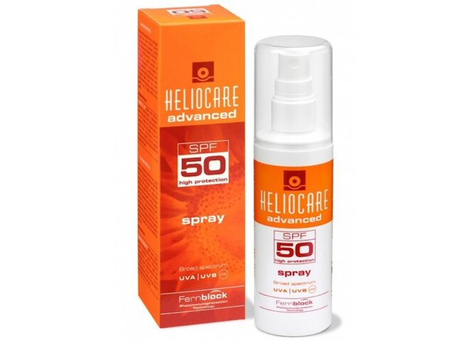 Kem chống nắng dạng xịt Heliocare Spray SPF50.