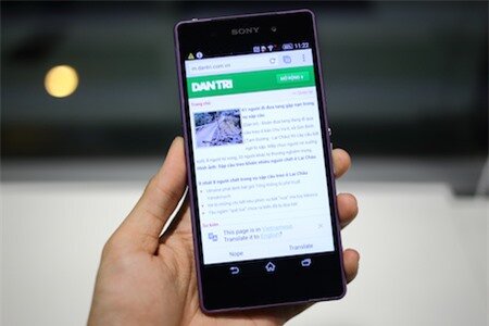 Xperia Z2 có màn hình rộng 5,2-inch