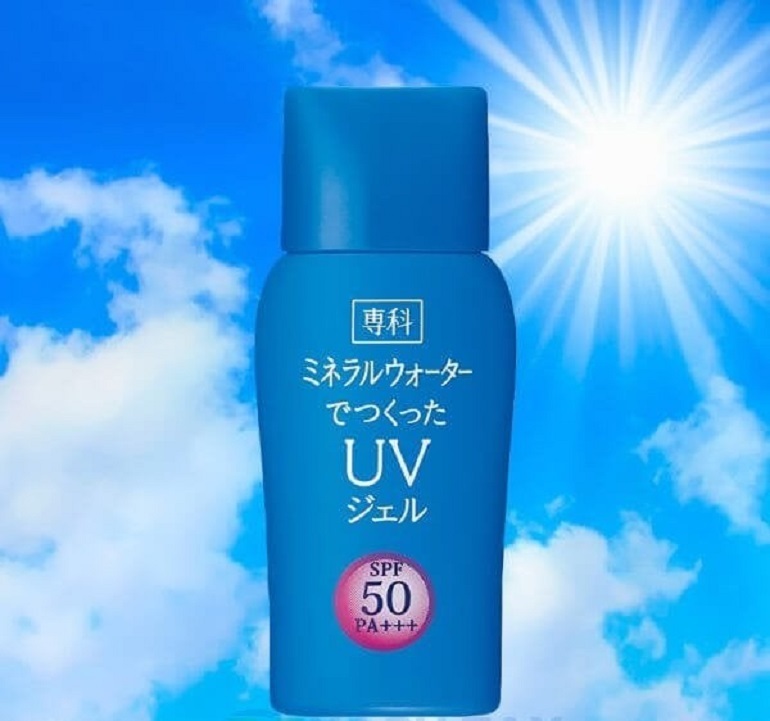 Kem chống nắng Senka Shiseido Mineral Water Gel SPF 50