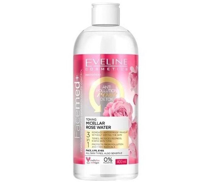 Nước tẩy trang Eveline Toning Micellar Rose Water