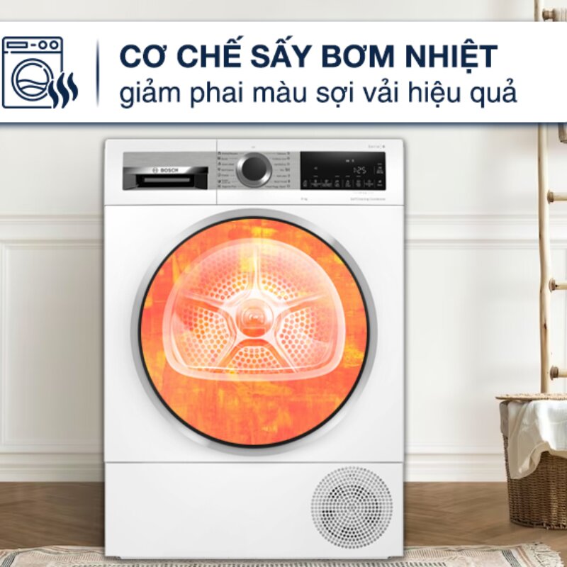 Máy sấy bơm nhiệt Bosch giá tốt