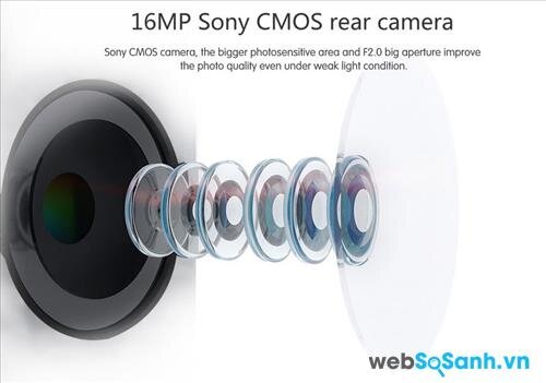 Camera được trang bị cảm biến Sony lên đến 16Mp và tích hợp nhiều chế độ chụp hình mới