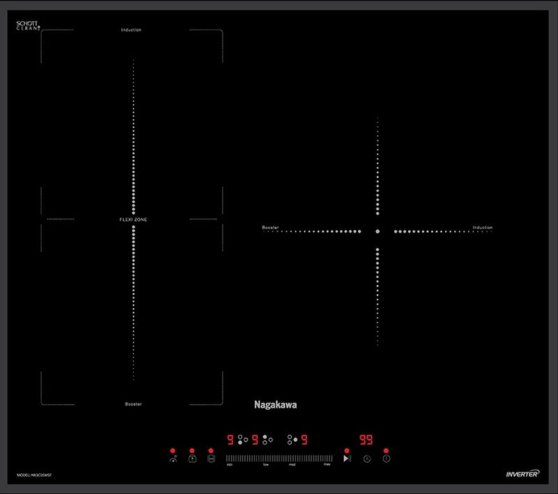 Bếp Điện Từ Âm 3 Vùng Nấu Nagakawa Nk3C05Msf