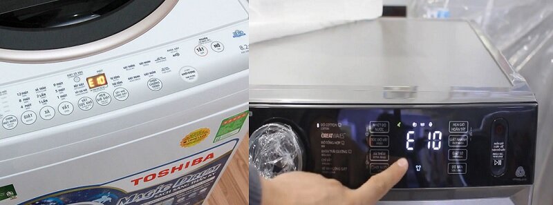 Máy giặt Toshiba báo lỗi E10 là gì? Nguyên nhân và cách khắc phục nhanh chóng