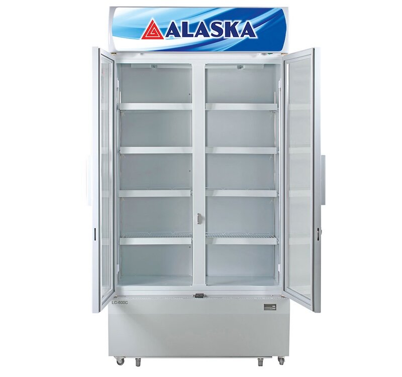 Tủ mát Alaska 2 cánh 600 lít LC-600C tiết kiệm điện, làm lạnh nhanh
