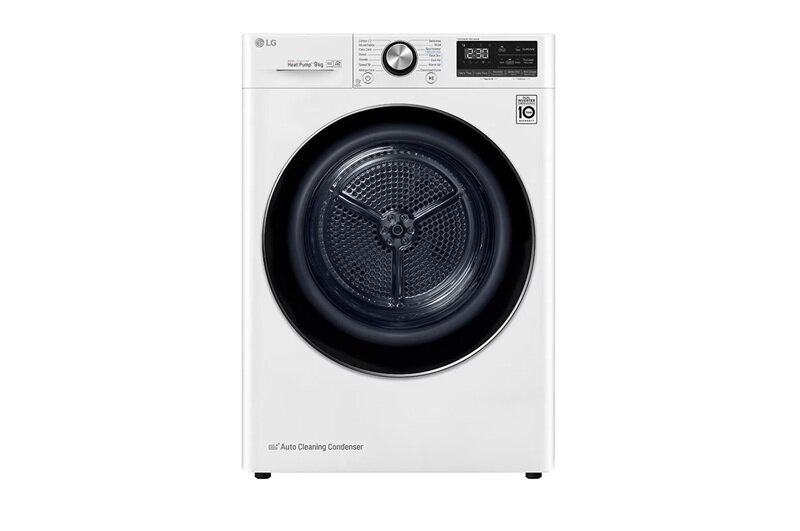 Máy sấy LG DVHP09W giảm còn từ 8 triệu đồng, tiết kiệm điện và bảo vệ vải tốt