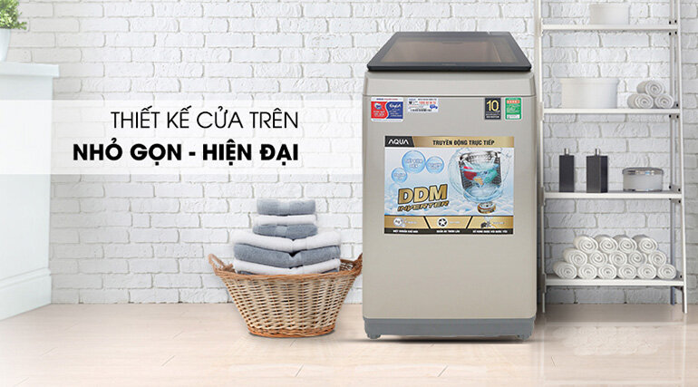 máy giặt 9kg Aqua AQW-D90CT.S