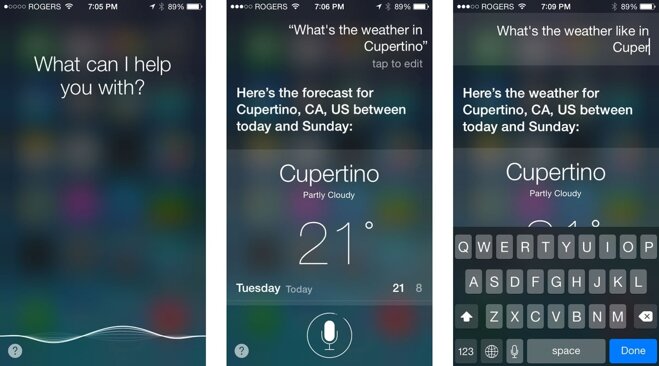 Tính năng tìm kiếm của trợ lý ảo Siri trên iPhone 