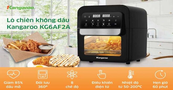 Nồi chiên không dầu Kangaroo KG6AF2A