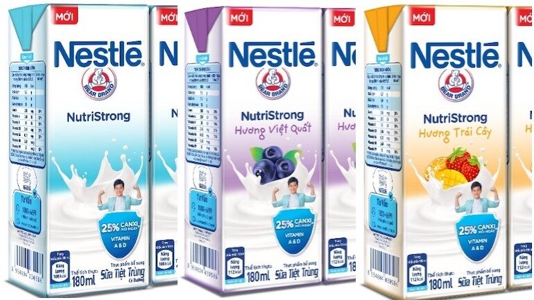 Sữa Nestle đa dạng sự lựa chọn người dùng với nhiều vị khác nhau