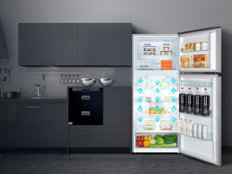 Tủ lạnh Casper RT-258VG là dòng tủ lạnh được thiết kế với ngăn đá trên có màu ghi bạc