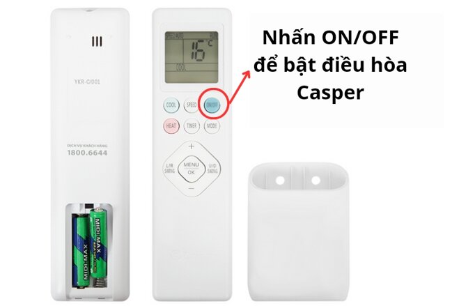 Cách bật điều hòa Casper từ A đến Z, dùng được cả khi không có remote điều khiển