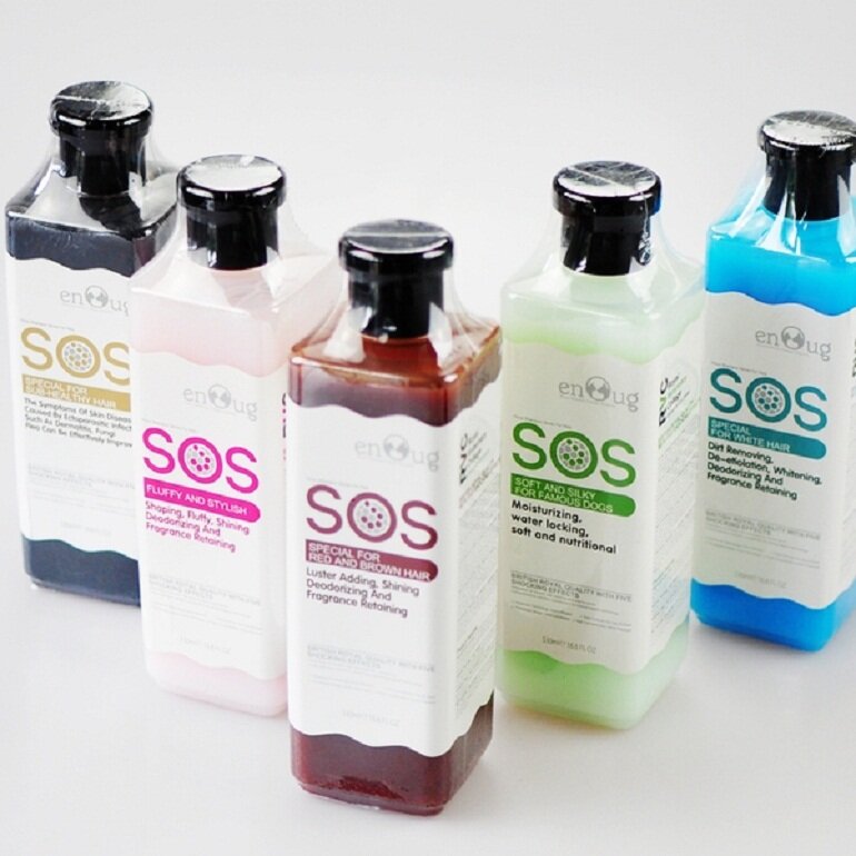 SOS is a famous and trusted brand of shower gel.