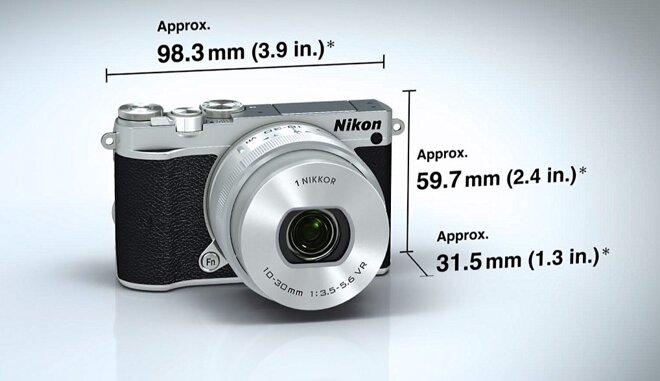 Máy ảnh không gương lật tốt nhất Nikon 1 J5