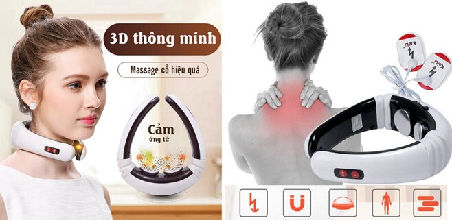 máy massage cổ 3D