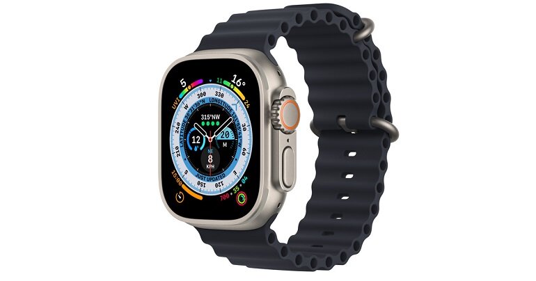 Apple Watch Ultra Ocean màu đen.