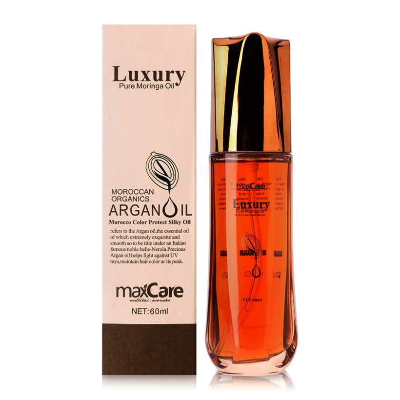 Tinh dầu dưỡng tóc xoăn Maxcare Luxury Pure Moringa Oil