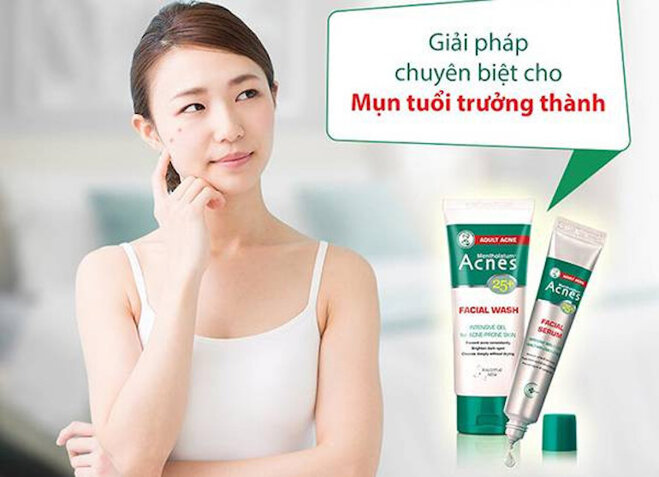 Dòng kem trị mụn của Acnes luôn có sự đa dạng 