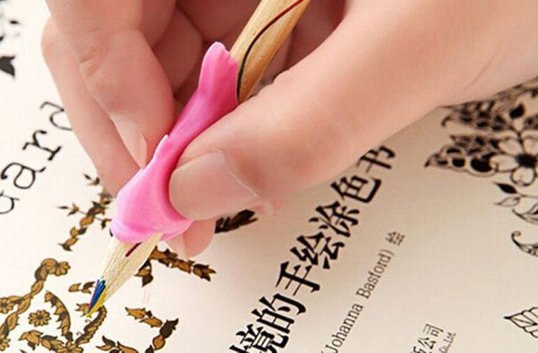 Combo 10 miếng đệm tay cầm bút cho bé yêu (nhiều màu)