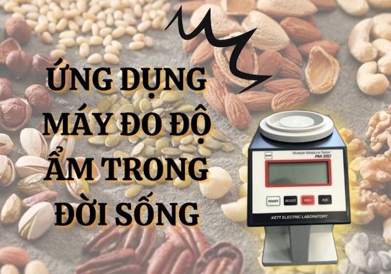 Các ứng dụng phổ biến của máy đo độ ẩm