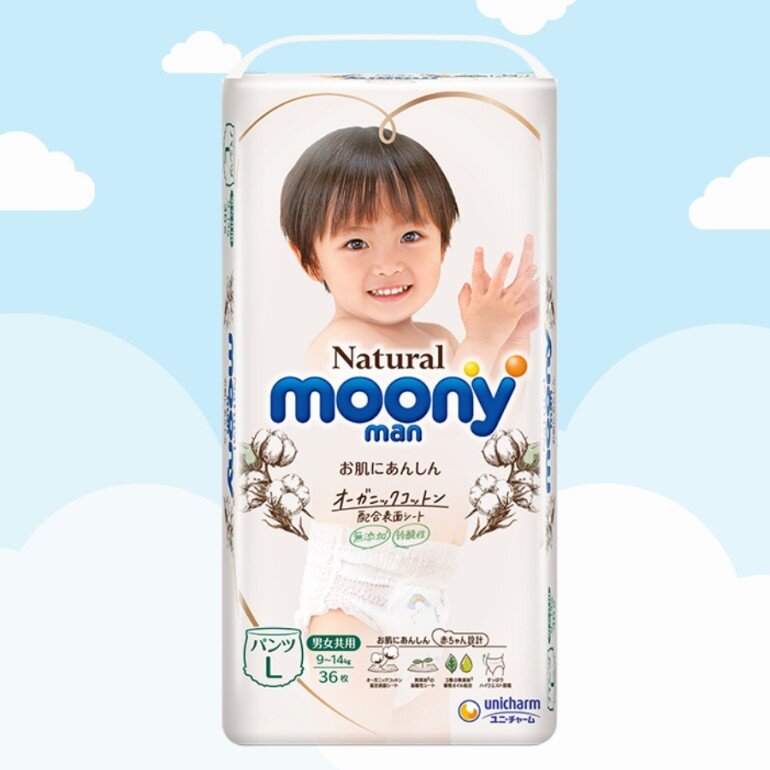 Moony Natural là loại bỉm đêm đáng để thử vì thấm hút tốt và chống tràn