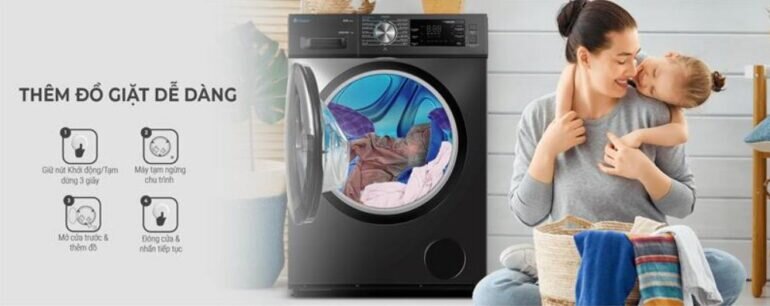 Giá máy giặt lồng ngang Casper 8.5Kg WF-85I140BGB phải chăng