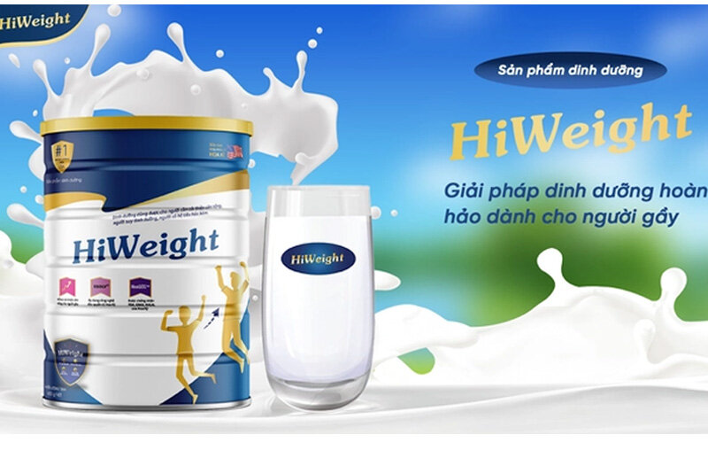 chất lượng sữa tăng cân nặng Hiweight