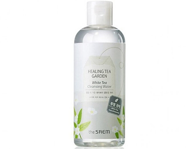 Nước tẩy trang The Saem Healing Tea Garden White Tea Cleansing Water