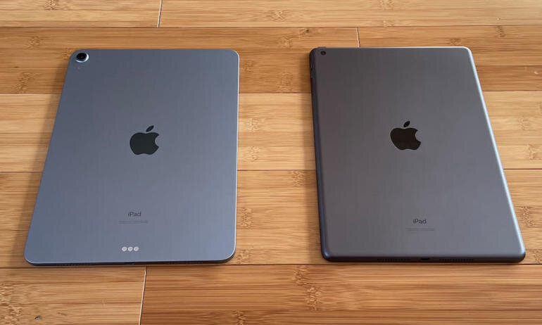 So sánh hiệu suất và camera của iPad 8 Wifi và iPad Air 4
