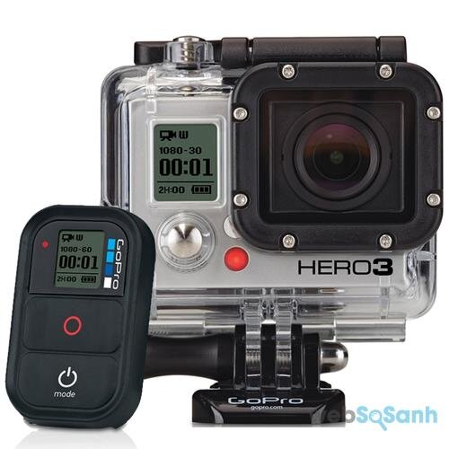 Camera hành trình GoPro 3 có kết nối Wifi nhưng ngoại hình không được bắt mắt