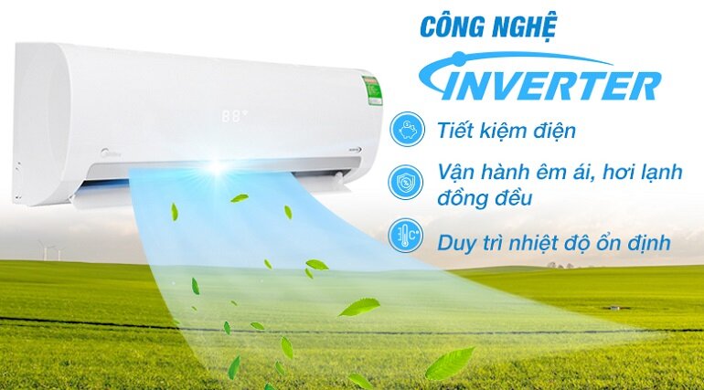 dieu hoa midea inverter 9000 btu msmaiii-10crdn1 