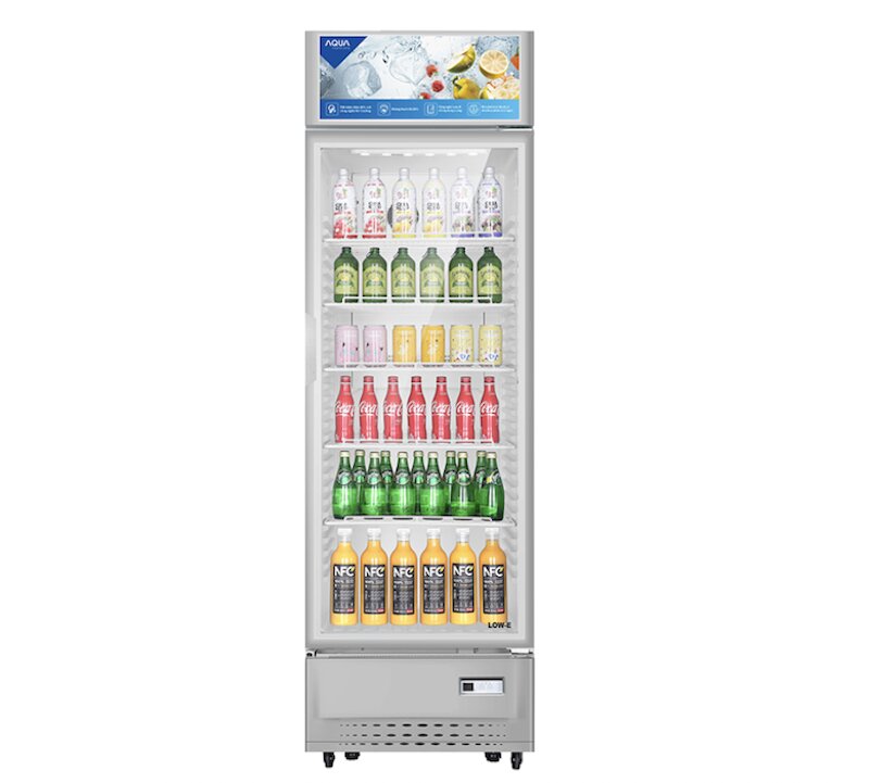 Tủ mát Aqua 1 cánh 300 lít AQS-AF400S giải pháp bảo quản lý tưởng cho mọi không gian