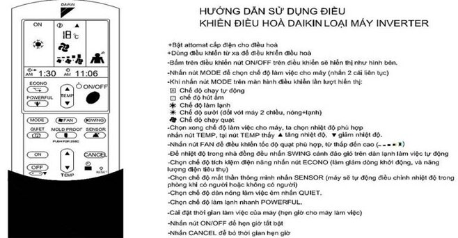 huong dan su dung dieu hoa daikin 2 chieu