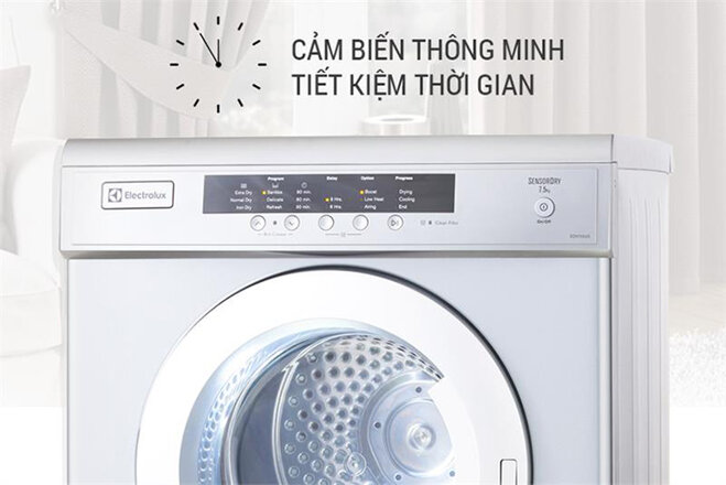 máy sấy quần áo Electrolux EDV7552