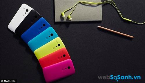 Moto G có nhiều tùy chọn vỏ cá tính