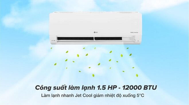 điều hòa 2 chiều LG Inverter 1.5 HP B13END1