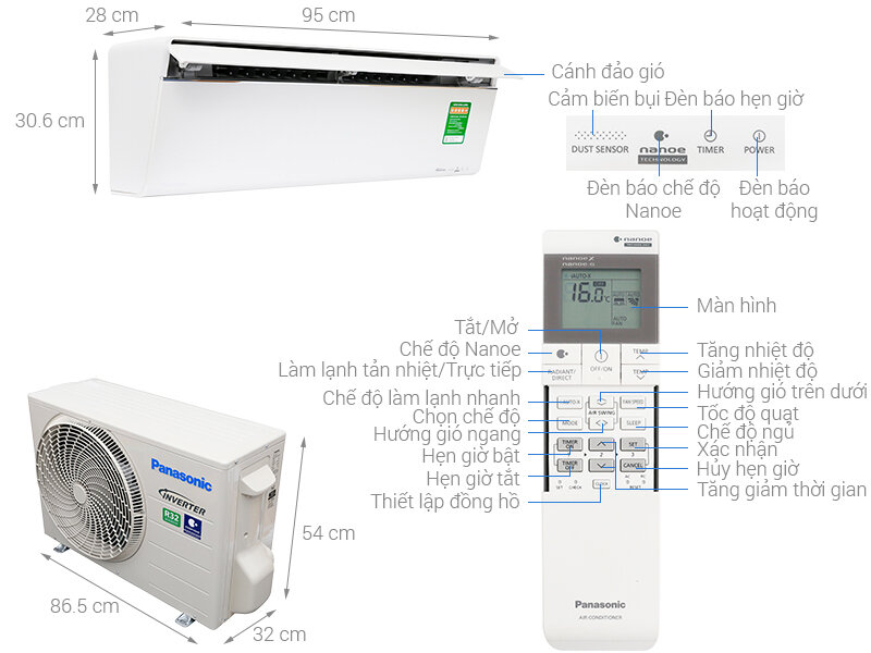 Điều hòa Panasonic CU/CS-VU12UKH-8