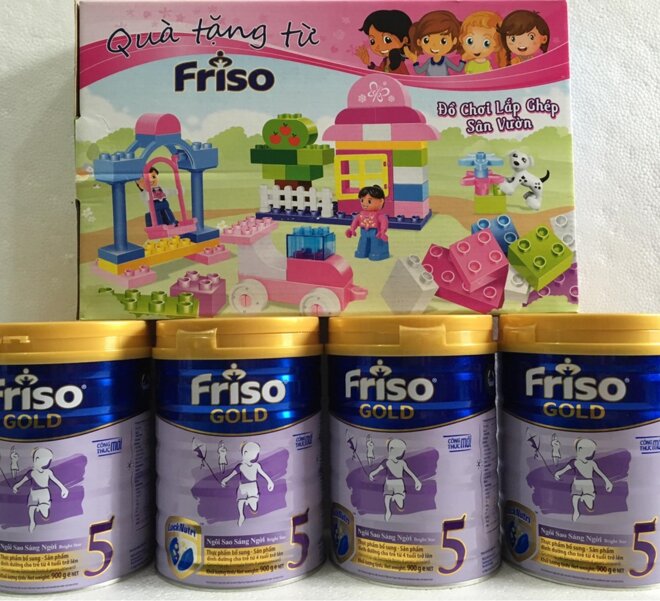 Sữa Friso Gold 5 giúp phát triển thể chất, trí tuệ vượt trội 