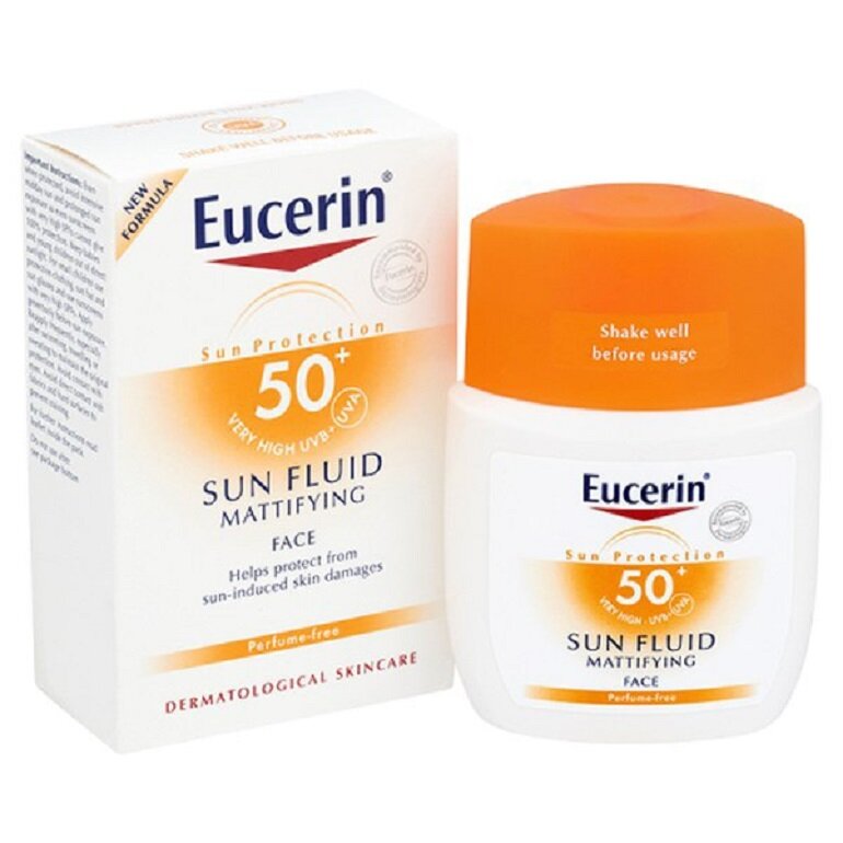 Kem chống nắng Eucerin Sun Fluid Mattifying Face SPF 50