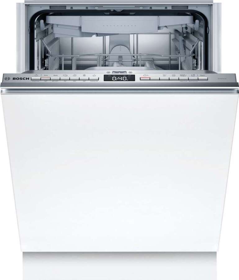 Máy rửa chén bát Bosch SRV4XMX16E có thể chứa được 10 bộ bát đĩa Châu Âu