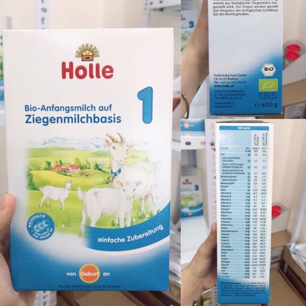 Sữa dê công thức Holle